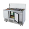 Atosa 3 Door Saladette Prep Refrigerator Sliding Lid 380L - ESL3850
